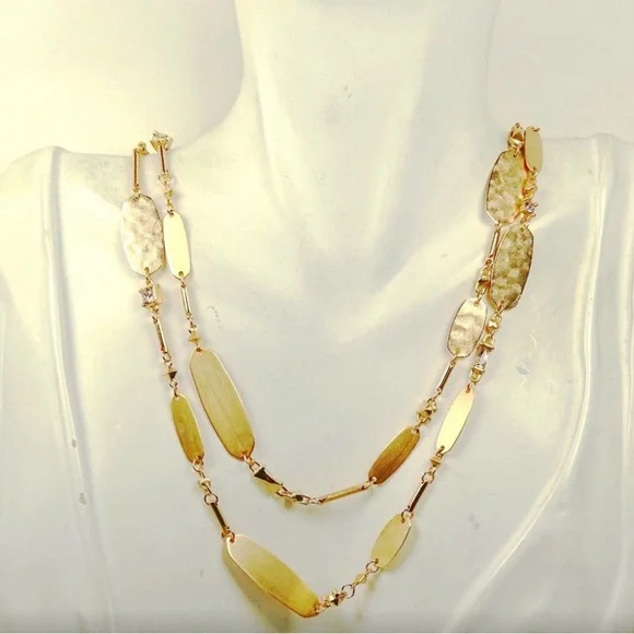 Kendra Scott Gold Link Long Necklace - Picture 4 of 6